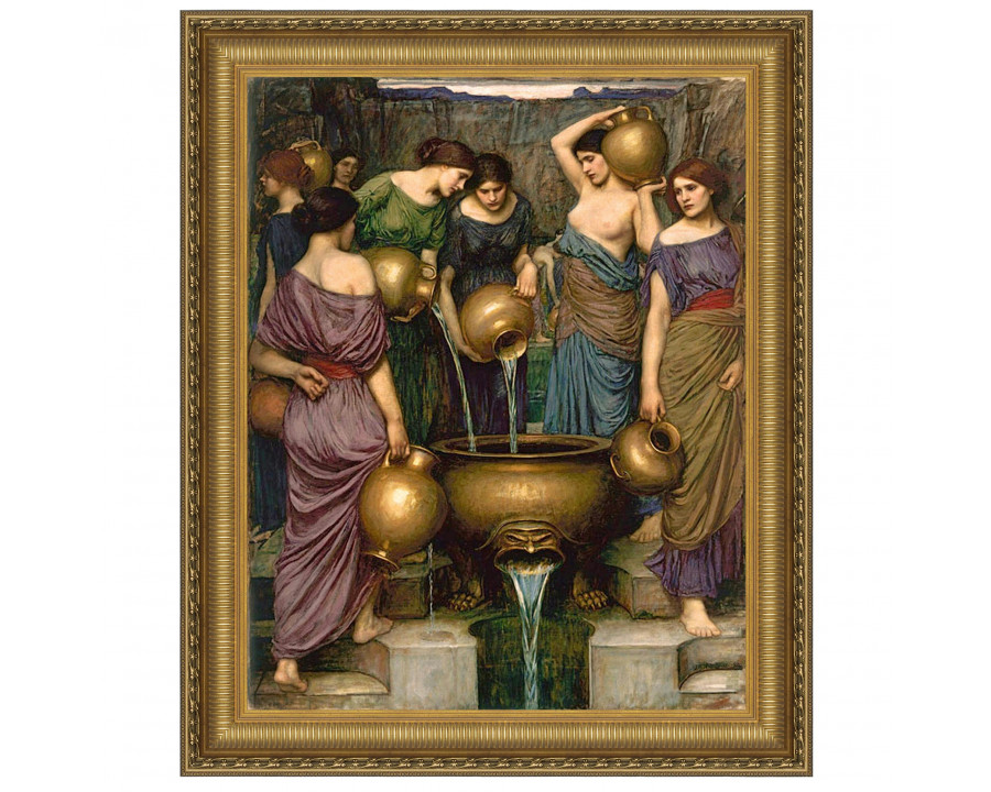 Toscano - The Danaides Framed Canvas Replica Painting