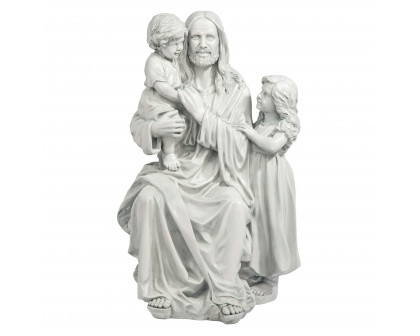 Toscano - Jesus Loves the Little Children Garden Statue