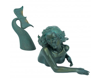 Toscano - Meara the Mermaid Sculptural Garden Swimmer