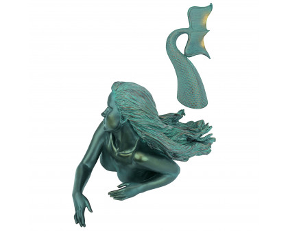 Toscano - Meara the Mermaid Sculptural Garden Swimmer