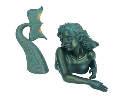 Toscano - Meara the Mermaid Sculptural Garden Swimmer