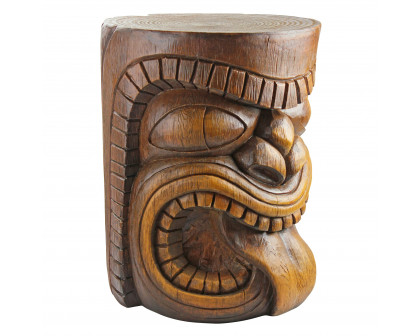 Toscano - The Lono (Tongue) Grand Tiki Sculptural Table in Designer Resin