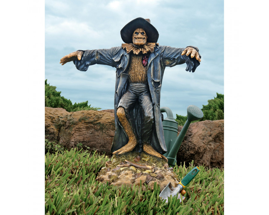 Toscano - Harvest of Evil Garden Scarecrow Statue