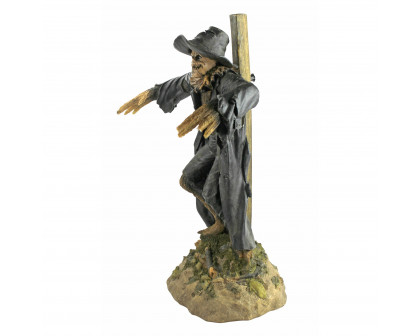 Toscano - Harvest of Evil Garden Scarecrow Statue