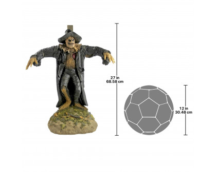 Toscano - Harvest of Evil Garden Scarecrow Statue