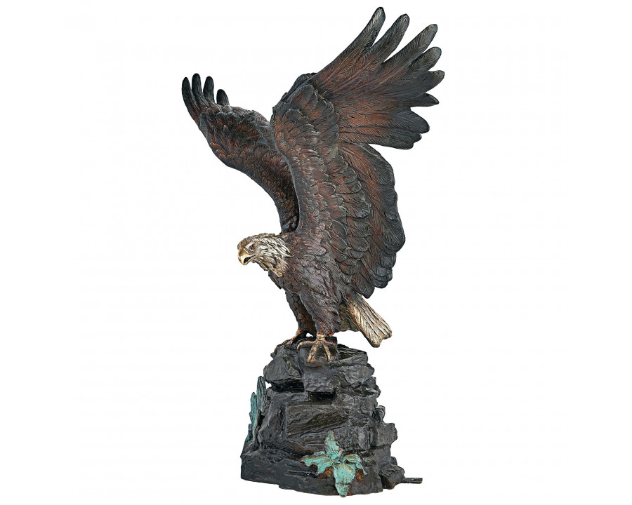 Toscano - Strength and Patriotism Bald Eagle Garden Statue