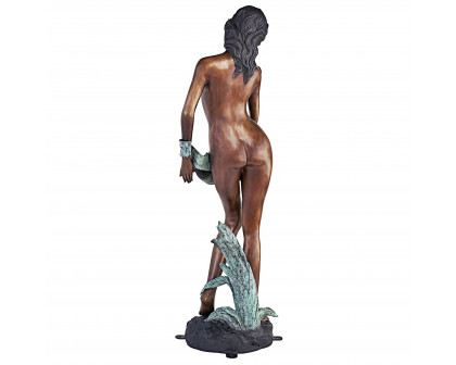 Toscano - Dione the Divine Water Goddess Piped Garden Statue