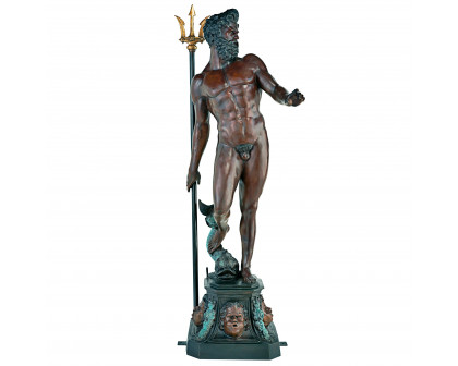 Toscano - Poseidon God of the Sea Garden Statue