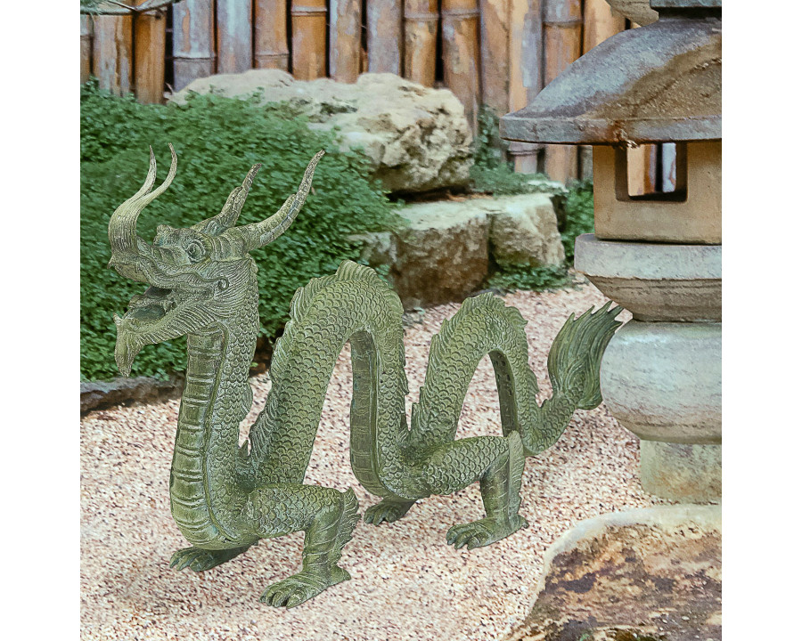 Toscano - Asian Dragon of the Grand Temple Garden Statue