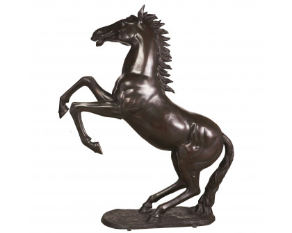 Toscano - Unbridled Spirit Rearing Horse Garden Statue