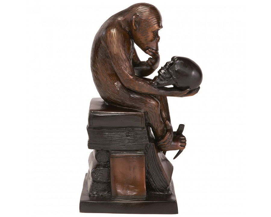 Toscano - Darwin’s Ape Thinker Statue