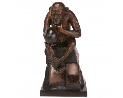 Toscano - Darwin’s Ape Thinker Statue