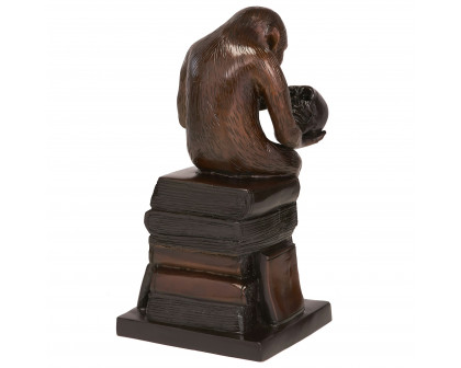 Toscano - Darwin’s Ape Thinker Statue