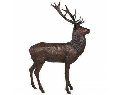 Toscano - Standing Stag Deer Garden Statue