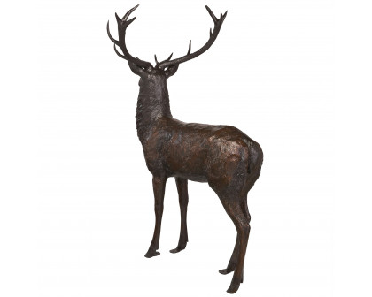 Toscano - Standing Stag Deer Garden Statue