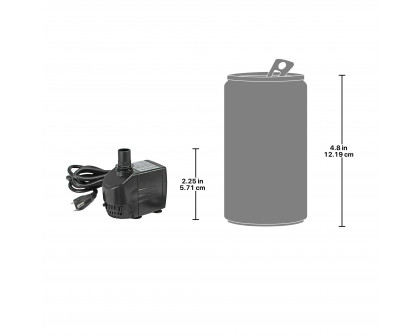 Toscano UL-Listed Indoor/Outdoor Water Pump Kit - 725 GPH