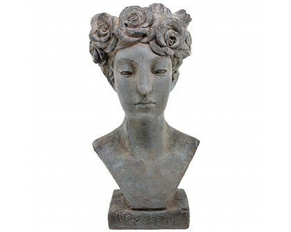 Toscano - Flora Roman Nymph of Flowers Sculptural Head Planter