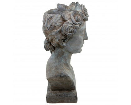 Toscano - Flora Roman Nymph of Flowers Sculptural Head Planter