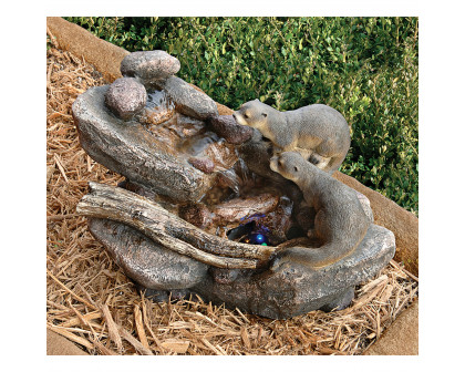 Toscano - Curious Sea Otters Garden Fountain