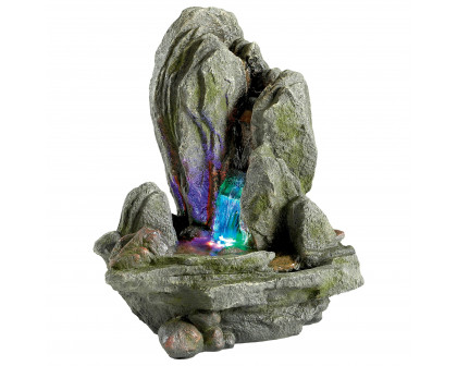 Toscano - Boulder Falls Cascading Tabletop Fountain