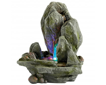 Toscano - Boulder Falls Cascading Tabletop Fountain