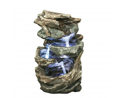 Toscano - Glacier Peak Cascading Garden Fountain