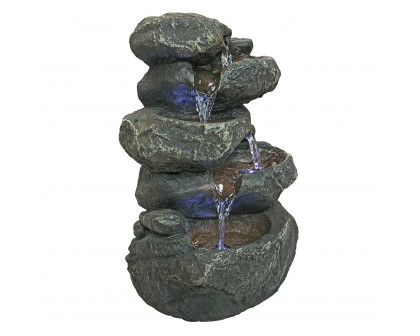 Toscano - Anchor Falls Cascading Garden Fountain