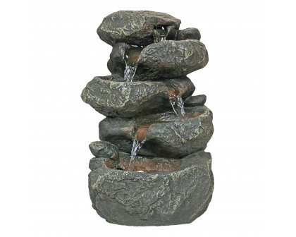 Toscano - Anchor Falls Cascading Garden Fountain