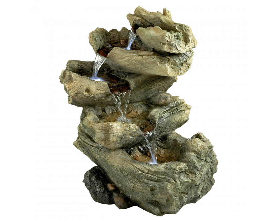 Toscano - Roaring River Cascading Garden Fountain