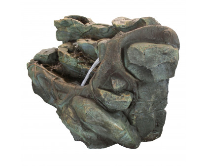 Toscano - Staggered Rock Canyon Cascading Garden Fountain