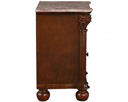 Toscano - The Cremona Accent Table in Cherry, Hardwood