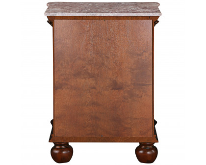 Toscano - The Cremona Accent Table in Cherry, Hardwood