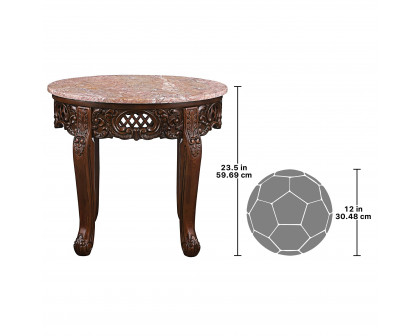 Toscano - Chantret Side Table in Hardwood