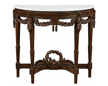 Toscano - Chateau Gallet Console Table in Cherry, Hardwood