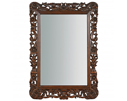 Toscano - The Royal Baroque Mirror in Cherry, Hardwood