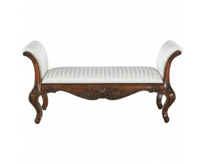 Toscano - Maison Mehieu Bench in Cherry, Hardwood