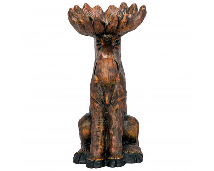 Toscano - Cabin Fever Moose Garden Statue