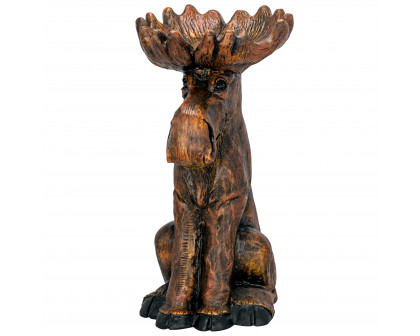 Toscano - Cabin Fever Moose Garden Statue