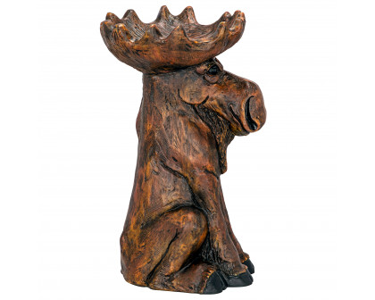 Toscano - Cabin Fever Moose Garden Statue