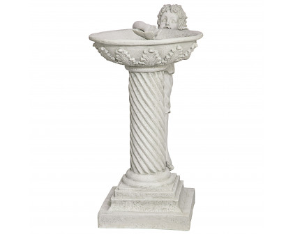 Toscano - Summer Splash Sculptural Bird Bath