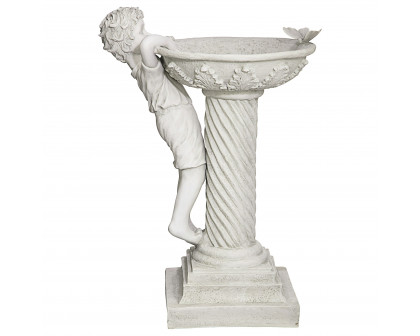 Toscano - Summer Splash Sculptural Bird Bath