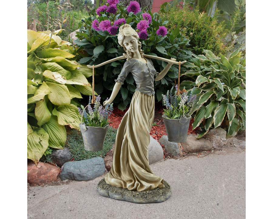 Toscano - Magdalene the Danish Milkmaid Garden Woman Statue