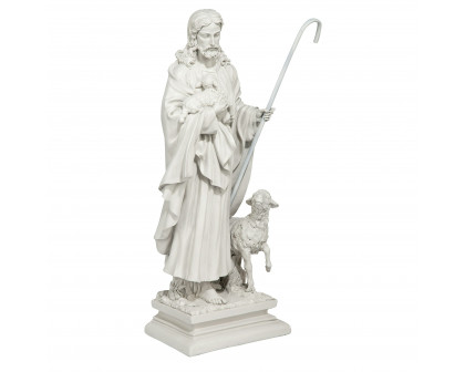 Toscano Jesus the Good Shepherd Garden Statue - Large