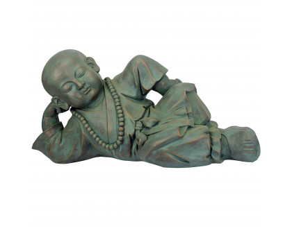 Toscano - Resting Serene Baby Buddha Garden Statue