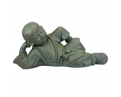 Toscano - Resting Serene Baby Buddha Garden Statue