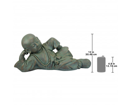 Toscano - Resting Serene Baby Buddha Garden Statue