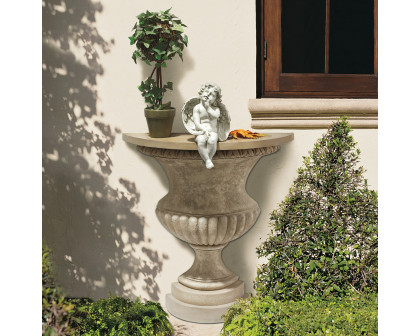 Toscano - Garden of Versailles Urn Wall Console Table