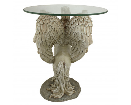 Toscano - Mystical Winged Unicorn Sculptural Table in Designer Resin