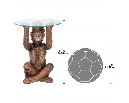 Toscano - Moroccan Monkey Business Sculptural Side Table in Designer Resin