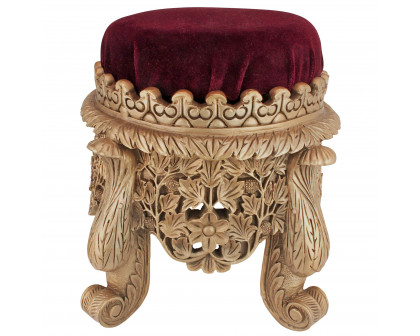 Toscano - Sultan Suleiman the Magnificent Royal Footstool in Red/Gold